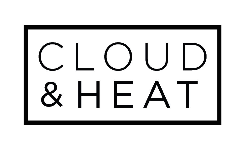 Logo Cloud&Heat black on white